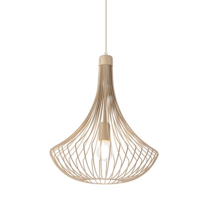 Suspension sur câble BALERINA 1xE27/15W/230V beige