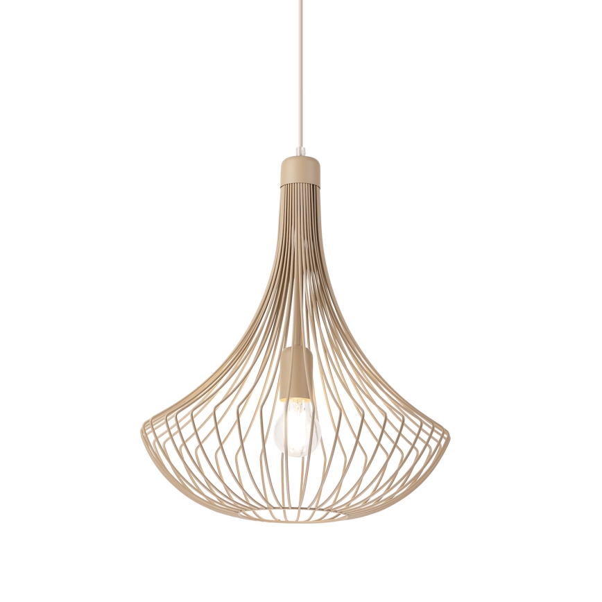Suspension sur câble BALERINA 1xE27/15W/230V beige