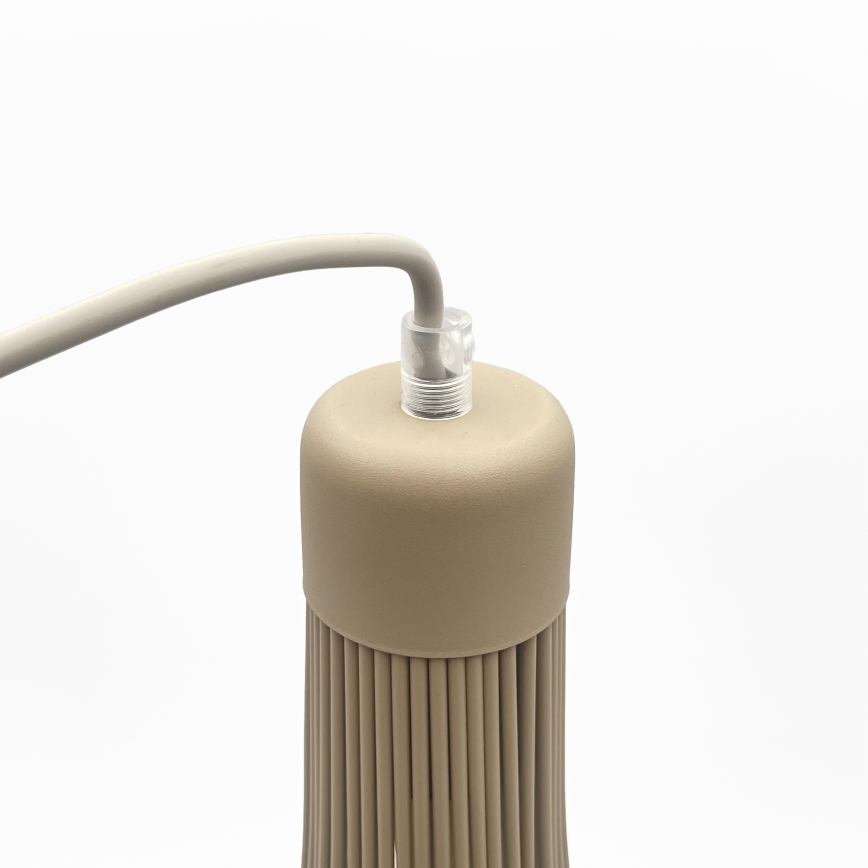 Suspension sur câble BALERINA 1xE27/15W/230V beige