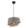 Suspension sur câble BARETTE 1xE27/60W/230V gris/doré