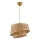 Suspension sur câble BARETTE 1xE27/60W/230V marron/doré