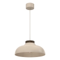 Suspension sur câble BASCA 1xE27/15W/230V beige/marron