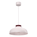 Suspension sur câble BASCA 1xE27/15W/230V crème/bordeaux