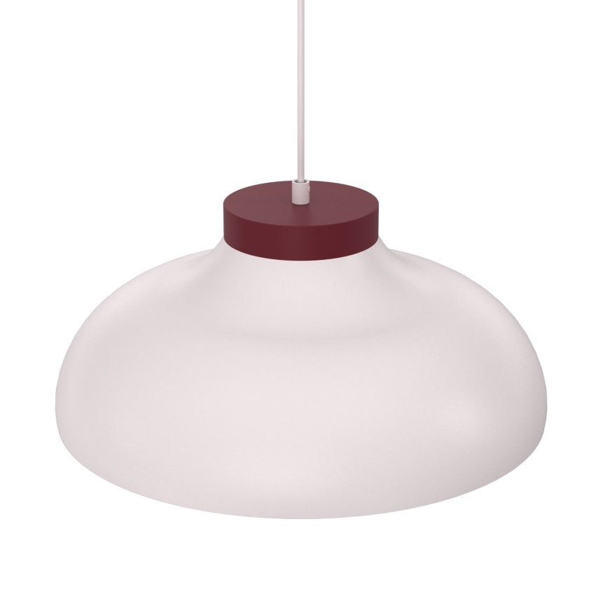 Suspension sur câble BASCA 1xE27/15W/230V crème/bordeaux