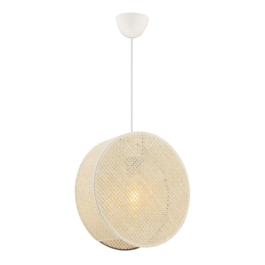 Suspension sur câble BIG DRUM 1xE27/60W/230V crème