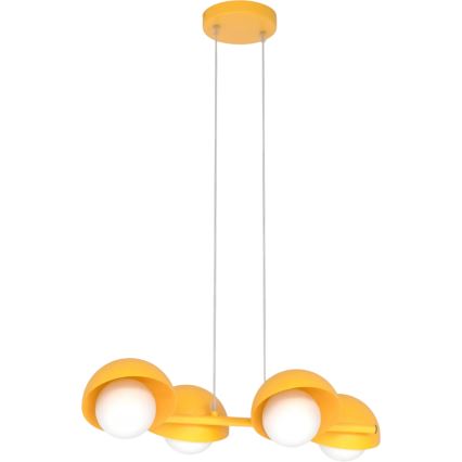 Suspension sur câble BOOM 4xG9/8W/230V orange