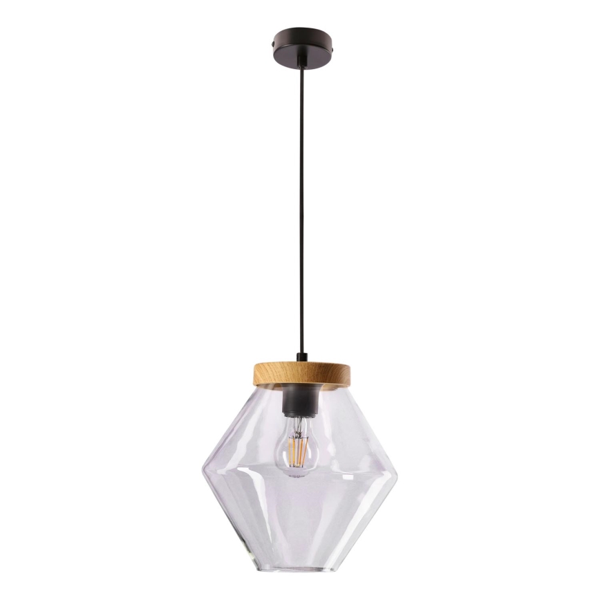 Suspension sur câble BRELS 1xE27/40W/230V transparente