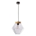 Suspension sur câble BRELS 1xE27/40W/230V transparente