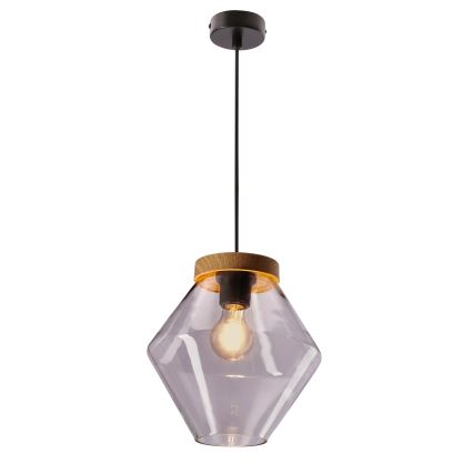 Suspension sur câble BRELS 1xE27/40W/230V transparente