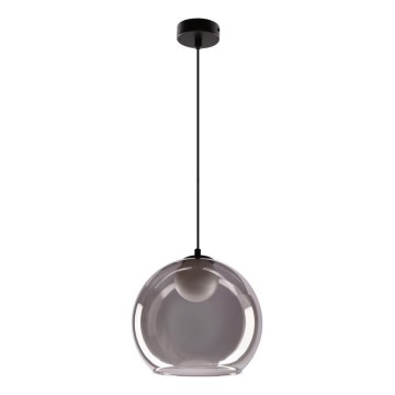 Suspension sur câble BRIN 1xG9/15W/230V noir fumé