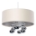 Suspension sur câble BUBBLE 1xE27/60W/230V Ø 50 cm beige