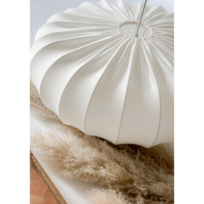 Suspension sur câble CAFEE 1xE27/40W/230V Ø 66 cm blanche