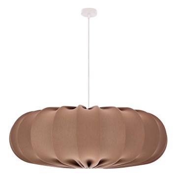 Suspension sur câble CAFEE 1xE27/40W/230V Ø 66 cm marron