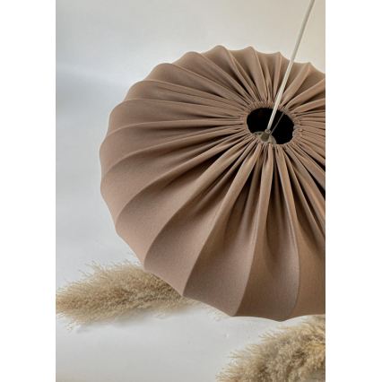 Suspension sur câble CAFEE 1xE27/40W/230V Ø 66 cm marron