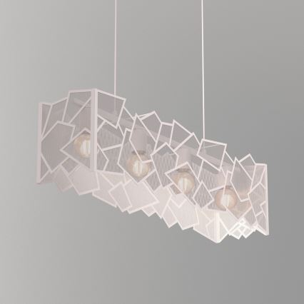 Suspension sur câble CAMO 4xE27/15W/230V beige