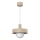Suspension sur câble CANAN 1xE27/15W/230V Ø 29 cm beige