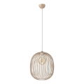Suspension sur câble DESTELLO 1xE27/15W/230V Ø 33 cm beige