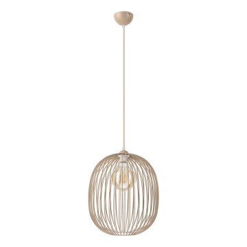 Suspension sur câble DESTELLO 1xE27/15W/230V Ø 33 cm beige