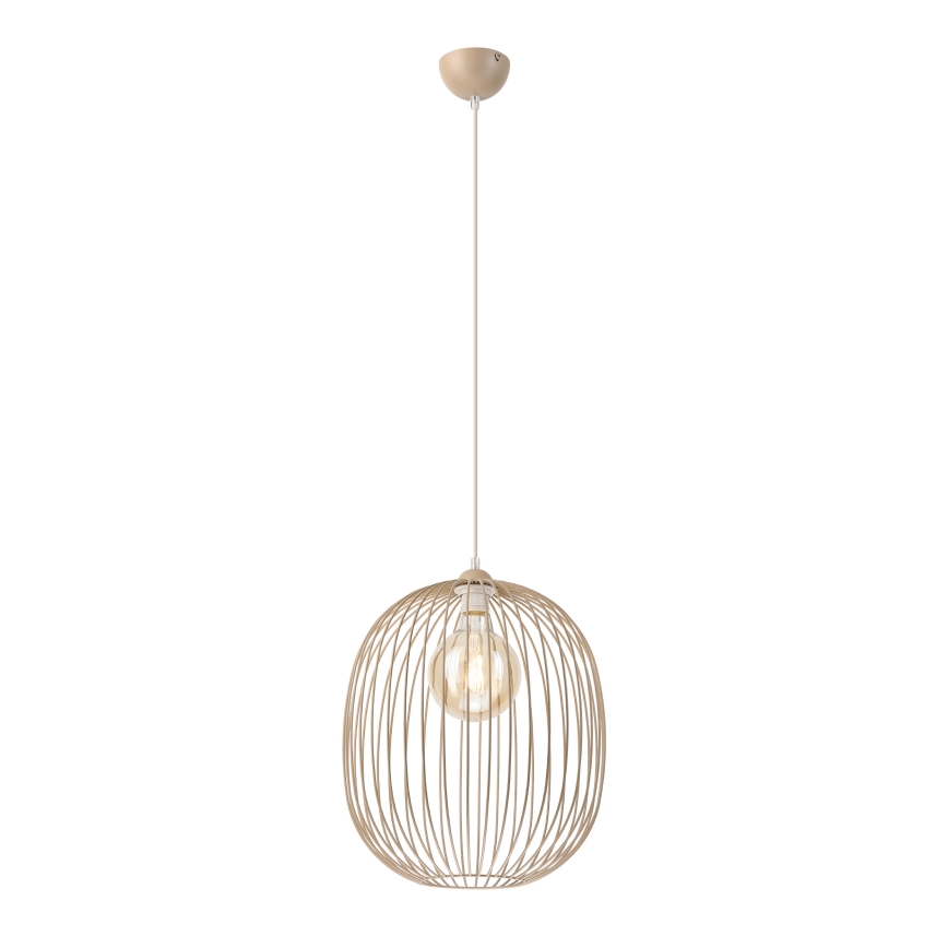 Suspension sur câble DESTELLO 1xE27/15W/230V Ø 33 cm beige