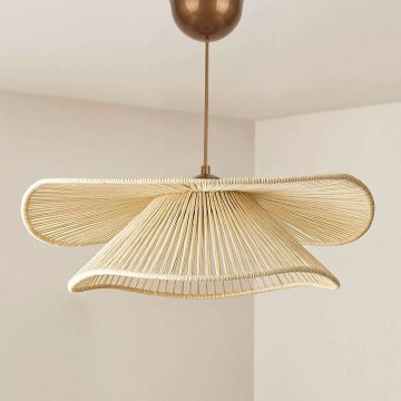 Suspension sur câble DUVELA 1xE27/40W/230V beige