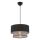 Suspension sur câble ECHO 1xE27/60W/230V noire/grise