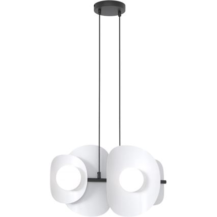 Suspension sur câble ELEMENTI 4xG9/8W/230V grise