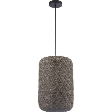 Suspension sur câble ELLEN 1x E27/20 W/230 V, Ø 30 cm, anthracite