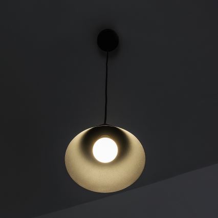 Suspension sur câble ETNA II 1xE27/15W/230V Ø 18,5 cm noire