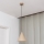 Suspension sur câble ETNA II 1xE27/15W/230V Ø 25 cm beige