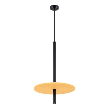 Suspension sur câble FELTRO 1xG9/8W/230V noire/jaune