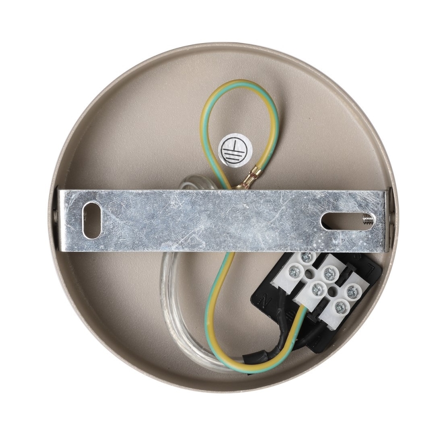 Suspension sur câble FERRO 1xE27/15W/230V, gris