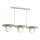 Suspension sur câble FLAT, 3 douilles E27, 15 W, 230 V, beige
