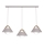 Suspension sur câble FUNDA 3xE27/15W/230V crème