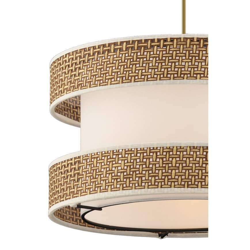 Suspension sur câble HALO 1xE27/60W/230V crème/beige