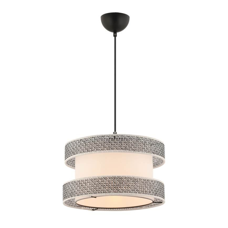 Suspension sur câble HALO 1xE27/60W/230V crème/gris