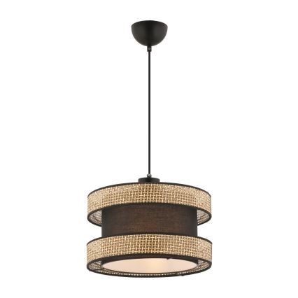 Suspension sur câble HALO 1xE27/60W/230V marron/beige
