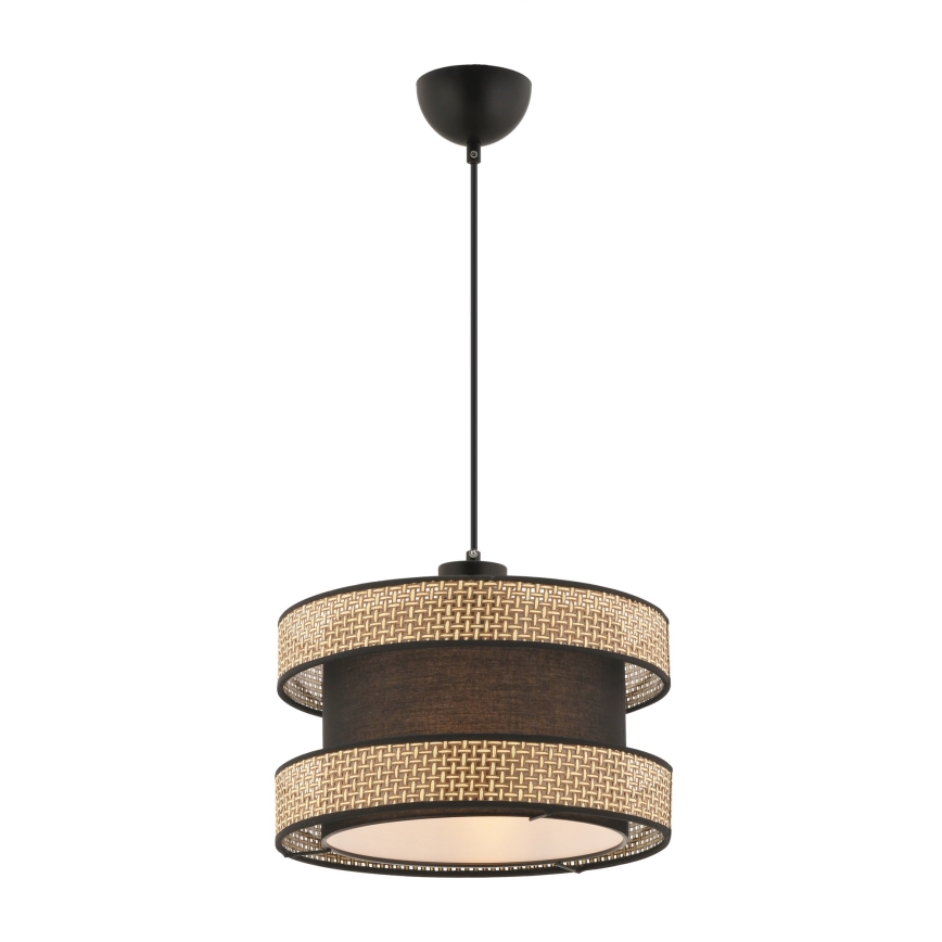 Suspension sur câble HALO 1xE27/60W/230V marron/beige