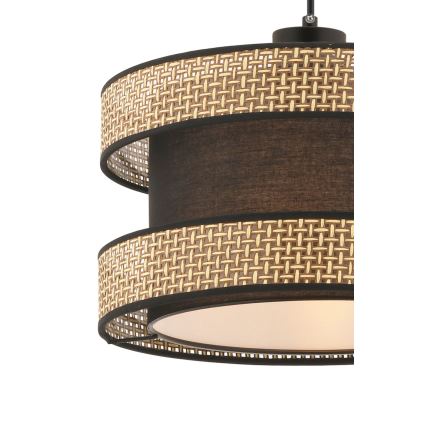 Suspension sur câble HALO 1xE27/60W/230V marron/beige