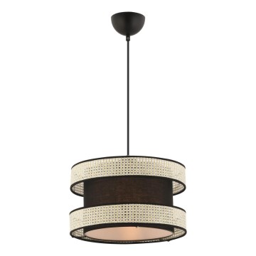 Suspension sur câble HALO 1xE27/60W/230V noir/crème