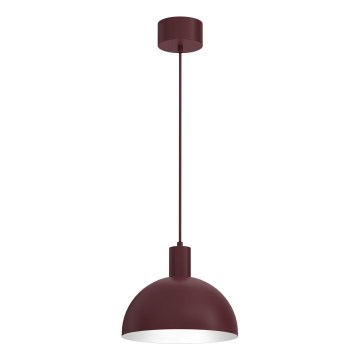 Suspension sur câble HANDA 1xE27/15W/230V bordeaux