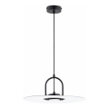 Suspension sur câble HATTORI 1xGX53/15W/230V noire
