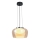 Suspension sur câble INSIEME 1xGX53/10W/230V Ø 35 cm beige fumé