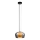 Suspension sur câble INSIEME 1xGX53/10W/230V Ø 35 cm noir fumé