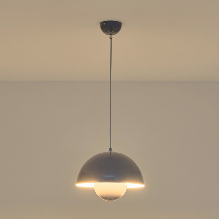 Suspension sur câble JARDEN 1xE27/15W/230V gris