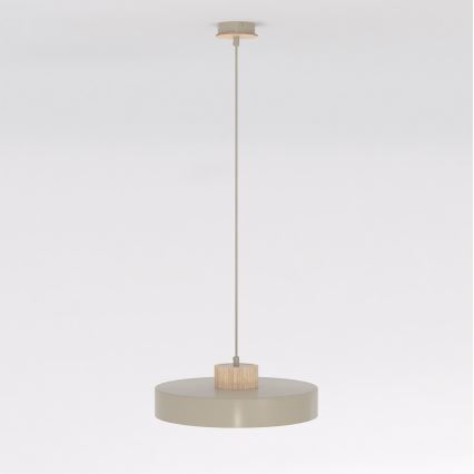 Suspension sur câble KIVI 1xE27/15W/230V beige