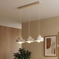 Suspension sur câble KIVI 3xE27/15W/230V blanche
