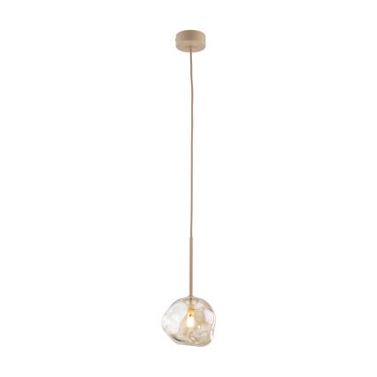 Suspension sur câble LAVA 1xG9/8W/230V beige / beige fumé