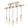 Suspension sur câble LEON 5xE27/60W/230V hêtre