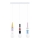 Suspension sur câble LUMIO 3xE27/15W/230V multicolore