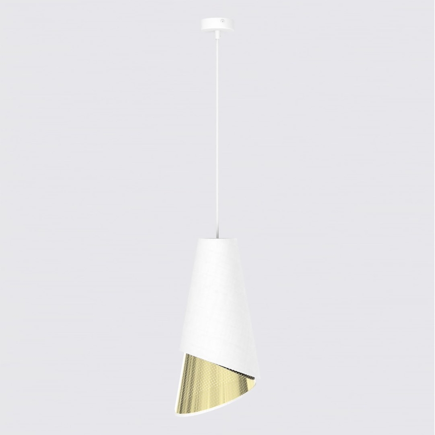 Suspension sur câble MODA 1xE27/15W/230V blanc/doré